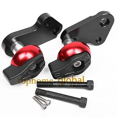 For Yamaha YZF R1 2009-2012 CNC Frame Sliders Crash Pads Left Right Red 10 2011 • $50.34