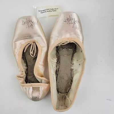 NYC Ballet Shoes Signed By Sterling Hyltin. Worn/Collector • $290.77