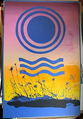 HEAT WAVE VINTAGE 1970's SILK SCREENED ORIGINAL ART POSTER By EARL NEWMAN • $139.95