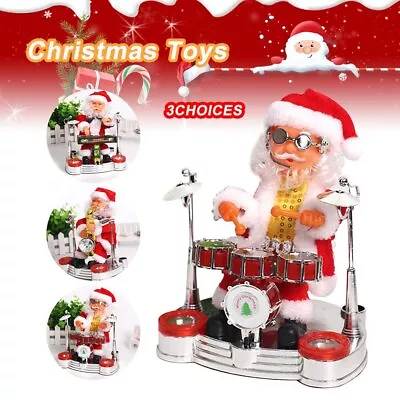 Electric Electronic Piano Santa Claus Gift Music Xmas Doll Ornament Kids Toy PA • £14.68