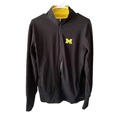 Michigan Wolverines NCAA Colosseum Athletics Blue Full Zip Sweatshirt Mens XL • $12