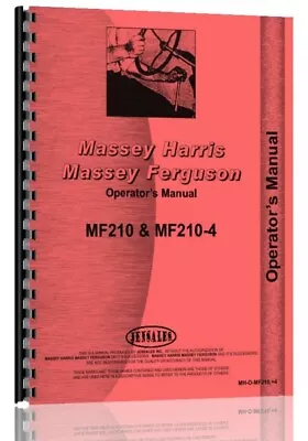 Operators Manual Massey Ferguson 210 310-4 Tractor • $27.99