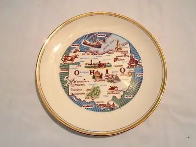 Rhythm Ohio Map Decorative Plate • $13.65