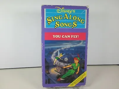 $5.99 • Buy Disneys Sing Along Songs - Peter Pan: You Can Fly VHS 1st Edition 