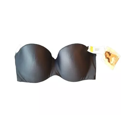 NWT NEW! Lilyette Convertible Strap Full Coverage Bra #929 Black Size 38DD 38 DD • £9.72