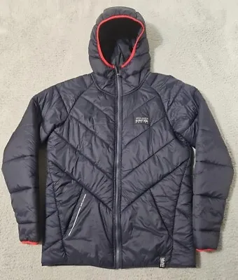 Aston Martin Red Bull Racing F1 Mens Puffer Hooded Winter Jacket L Large • $59