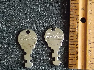 Lot Of 2 Mattel Inc VRROOM! Keys Original Metal 1960s • $44.97