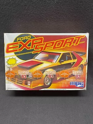 MPC Ford EXP Sport Model Kit Factory Sealed 1/25 1983 Molded In Orange RARE • $31.99