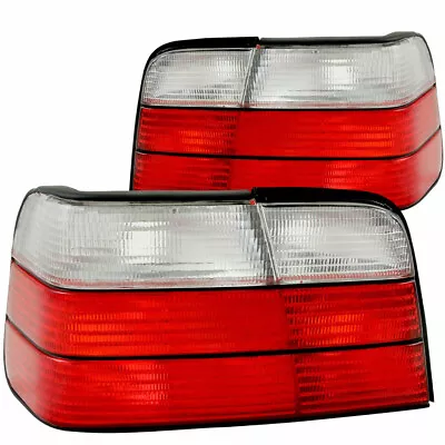 ANZO For BMW 325i 1992 1993 1994 1995 Tail Lights Red/Clear E36 Sedan • $157.20