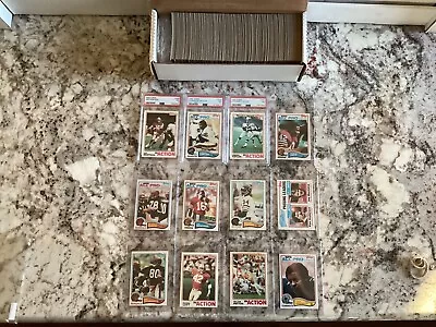 1982 Topps Football Complete Set 1-528 In Near Mint Or Better With TAYLOR PSA 7& • $199