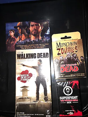 Walking Dead Super Fight Munchkins Expansion And Card Game & Code New Used READ • £7.99