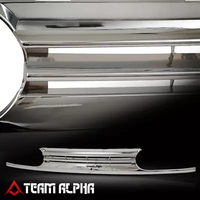 $44.59 • Buy Chrome ABS Horizontal Bar Billet Front Bumper Grille Fits 93-99 Golf/Cabrio MK3