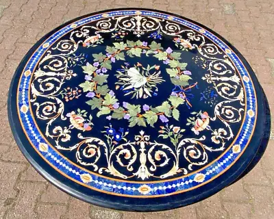 Exquisite Italian Handcrafted Marble Mosaic Table Top • $9500