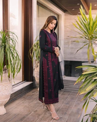 £59.99 • Buy 💯 ASIM JOFA 2023 Embroidered Latest Maahru  Limelight Sapphire Maria B Eid