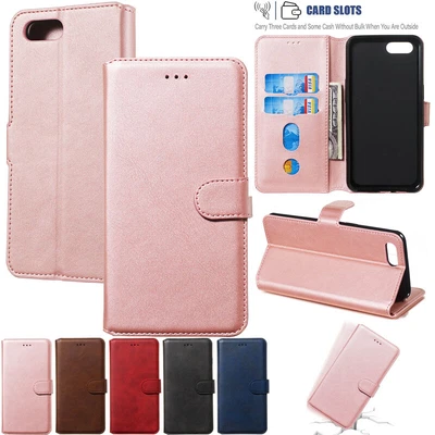 $13.68 • Buy For OPPO Reno 2Z AX5 AX7 F1S Magnetic Flip Leather Wallet Card Case Stand Cover