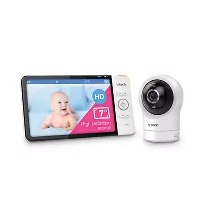 VTech RM7764HD 7  Smart WiFi Baby Monitor 1080p Video Pan Tilt Zoom Camera • £82.99