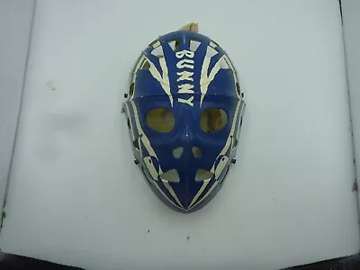 Vintage Hockey Goalie Mask Michel Larocque Bunny Playboy 80s Fiberglass Painted • $399.99