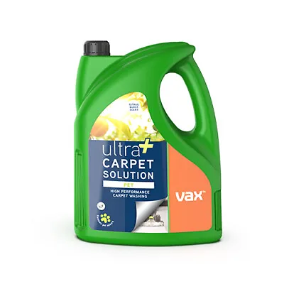 Vax Ultra+ Pet Carpet Cleaning Solution Shampoo 4L 1-9-142064 • £34.99