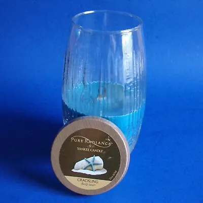 Yankee Candle Pure Radiance Crackling Deep Sea Discontinued 1289028 Blue • £14.41