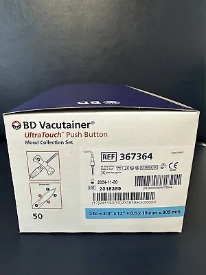 Vacutainer Butterfly 23g 367364 Case Of 200 • $180