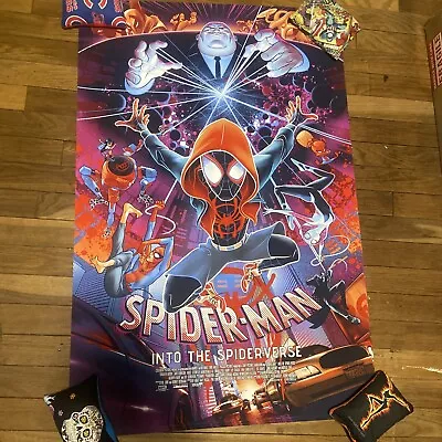 Spider-Man Into Spider-verse Martin Ansin Miles Morales ScreenPrint Poster AP/23 • £135.12