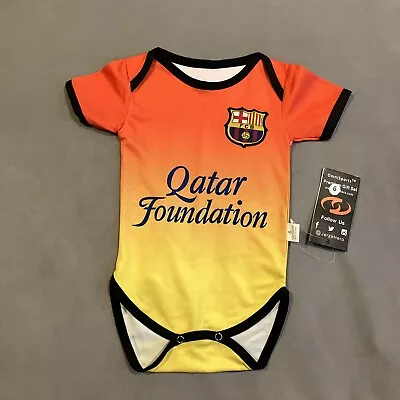 NWT - Lionel Messi - FC Barcelona - Baby Jumper - Rakuten Barcelona Size 6M • $19.99