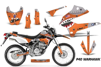 MX Graphics Kit Decal For Kawasaki X KLX250 D-Tracker 2008-2018 P40 WARHAWK ORNG • $169.95