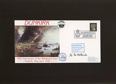 £4.99 • Buy 1990 Operation Dynamo Cover Signed WO 2 George Hollick - 4th Medium Regt RA