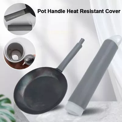 Anti-scalding Pot Handle Heat Resistant Cover Frying Pan Protector Handle Sleeve • £3.10