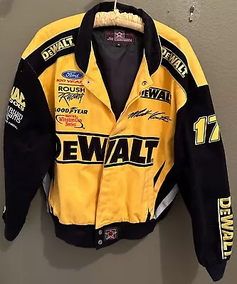 Vintage NASCAR DEWALT MATT KENSETH JACKET - SIZE M - BY JH DESIGN • $99.99