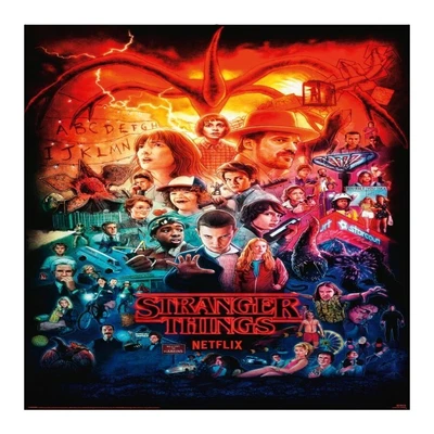 $24.18 • Buy Stranger Things Seasons Montage Poster