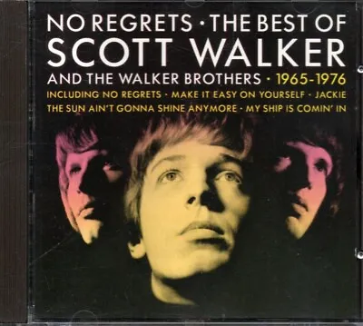 SCOTT WALKER & THE WALKER BROTHERS - No Regrets (Best Of 1965-1976) - CD Album • £2.74