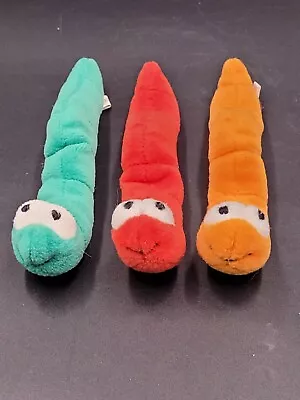 Mary Meyer Inch Worms Plush 3 Red Orange Green Stuffed Animal  • $10.20