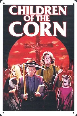 Children Of The Corn Horror Movie Tin Metal Sign • $18