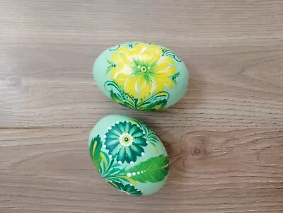 Decorative Wood Egg| Ukrainian Pysanka With Floral Pattern| Ukrainian Easter Egg • $12.50