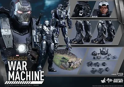 Hot Toys Mms331 D13 1/6 Iron Man 2: War Machine Mark I Wm Mk1 First Release • $499.99