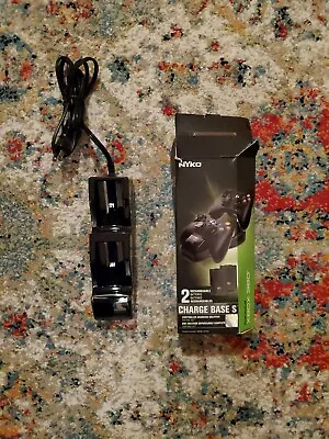 $9.97 • Buy Nyko Black Charge Base Only 86074-M27 For Xbox 360 Controllers
