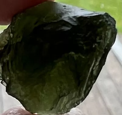 Moldavite Gemstone That Fell To Earth 2.3 G Specimen Mineral Piece 15 Mm X 16 Mm • $44.90