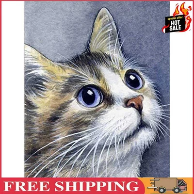 $12.64 • Buy 5D Diamond Painting Cat Full Round Drill DIY Wall Art Crafts Kits (B4190)