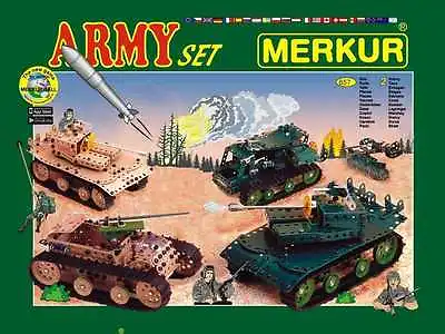 Metal Construction Set Merkur Army 22 Kg NEW Made In CZECH REPUBLIC • $140