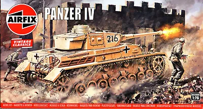 £10.99 • Buy AIRFIX Vintage Classics A02308V Panzer IV 1/76 Scale Plastic Kit