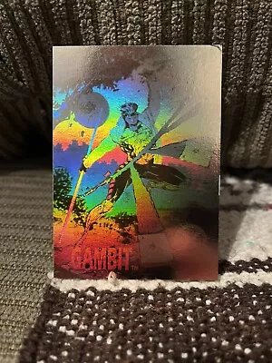 1992 Xmen XH 3 Jim Lee  Gambit Hologram Card Impel Marvel • $8.68