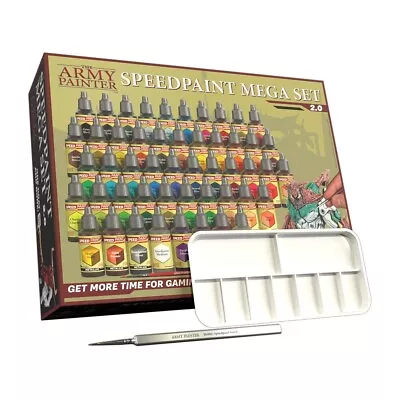 The Army Painter Speedpaint 2.0+ Mega Set Acrylic Paint Set - Miniature Painting • $152