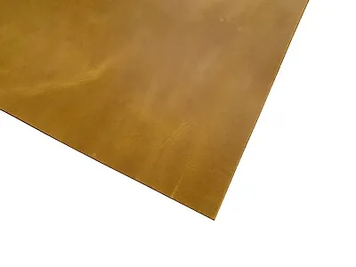 2mm Oil Waxed Veg Tan Leather Cowhide Craft - Select Size • £89.99