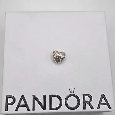 Genuine Pandora Rose Gold Sparkle Of Love Heart Charm ALE R #781241CZ • £26