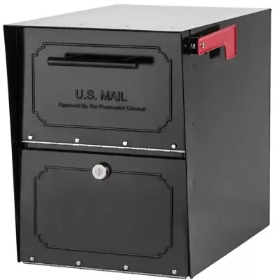 Architectural Mailboxes Post Mount X-Large High Security Reinforced Lock Black • $129.99