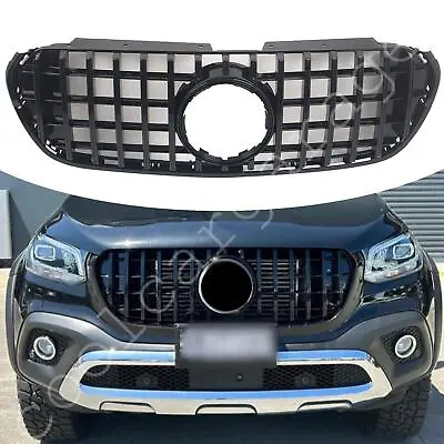 Gt Panamericana Grille For Mercedes X Class Pick Up Truck W470 2017-19 Black • $215.83