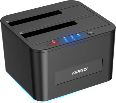 £31.02 • Buy FIDECO Hard Drive Docking Station, USB3.0 SATA HDD Docking Station For 2.5 & 3.5
