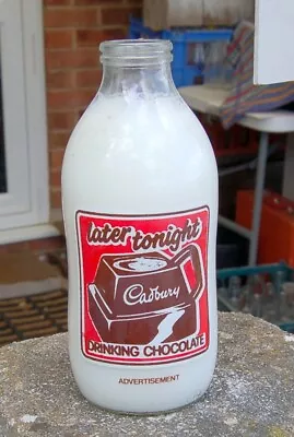 £4.99 • Buy Unigate Milk Bottle :  Lovely   Cadbury's Drinking Chocolate   : Dairy