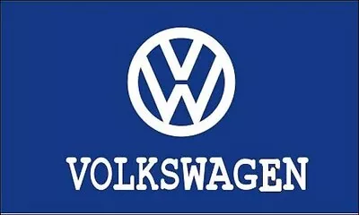 Volkswagen Blue Racing 3x5 Ft Banner Flag Car Racing Show Garage Wall Workshop • $16.20